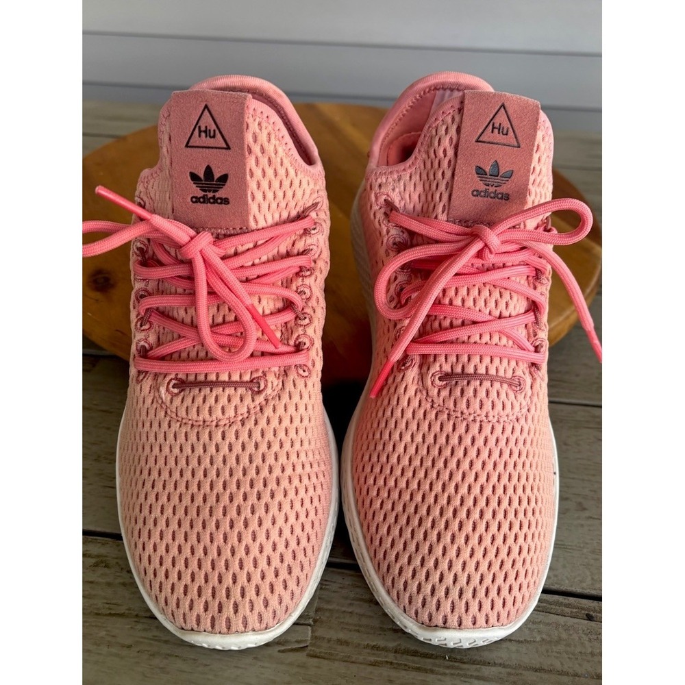 Adidas Pharrell Williams Tennis HU Sneakers Women 6 Pink CP9803